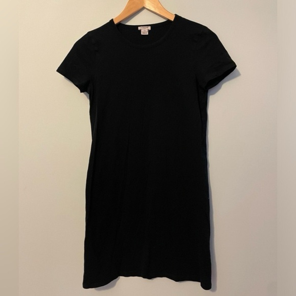 J Crew Tshirt Dress Black